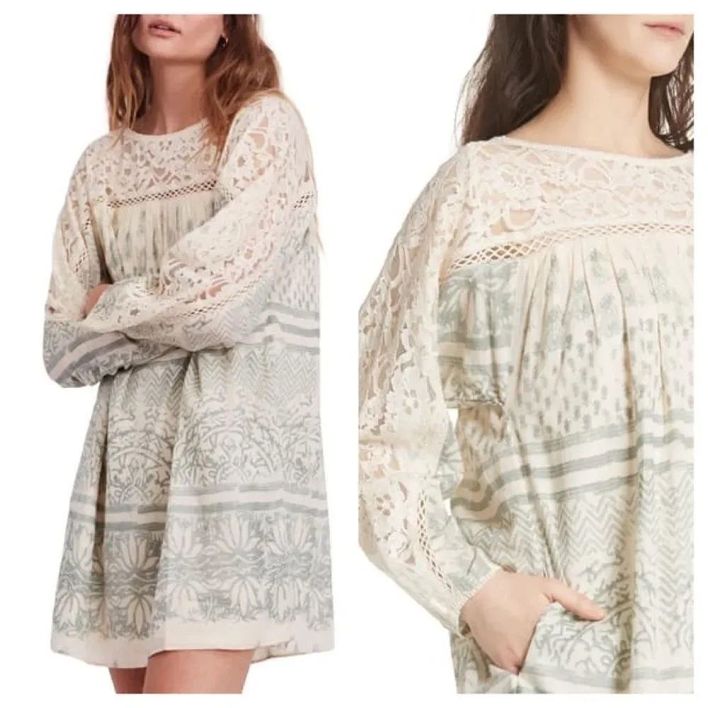 Free People Sun Daze Mini Dress SzS/P